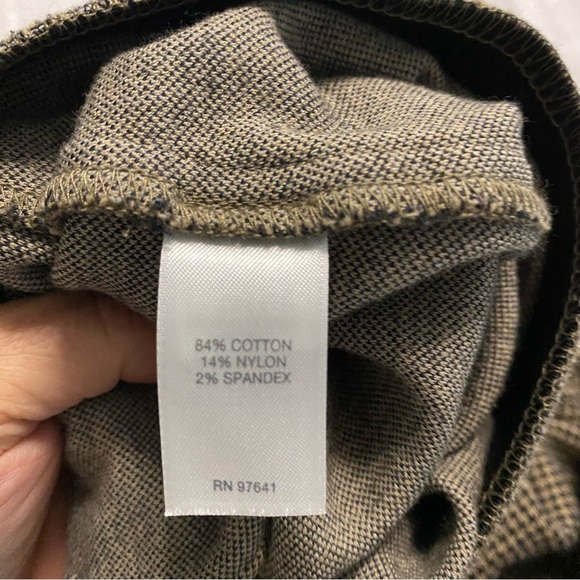 J. Jill skirt Ponte pencil brown black SZ XS. Worn Once - Picture 6 of 10